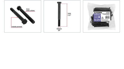 Tornillos grado 5 3/8 x 3-1/2
