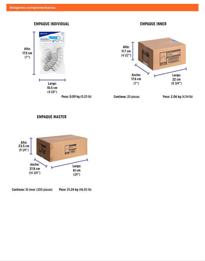 Bolsa 10 abrazaderas omega 3/4 pulg