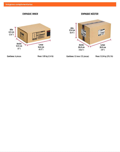 2 Taquetes Expansivos 1/2 pulg sin Tornillo