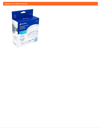 Detector de humo con alarma