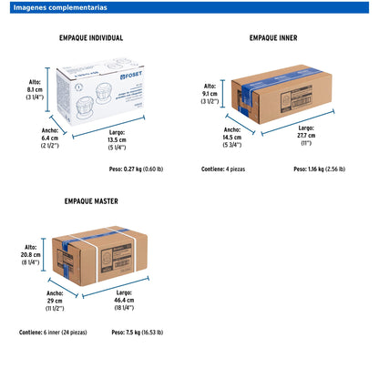 Juego de manerales acrílico transparente para regadera