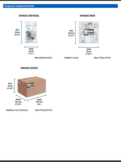 Juego de accesorios para WC de 2" con flotador
