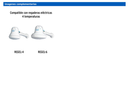 Resistencia de 4 temperaturas para regadera eléctrica REGEL-4 y REGEL-6