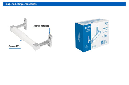 Portarrollo sin cubierta metálico