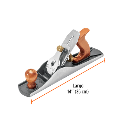 Cepillo de carpintero base lisa 5 pulg.