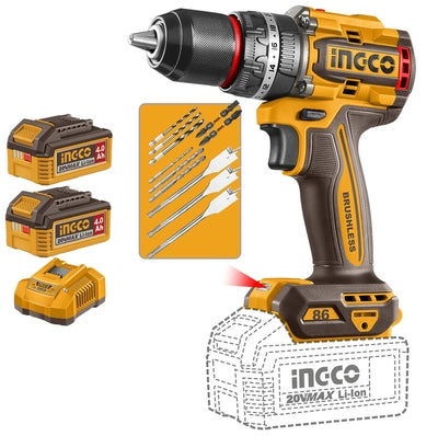 Taladro Percutor Inalámbrico 12.7 mm 20 V 4.0 Ah