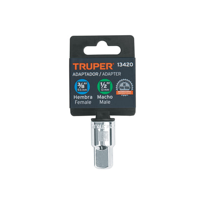 Adaptador matraca 3/8 pulg a 1/2 pulg