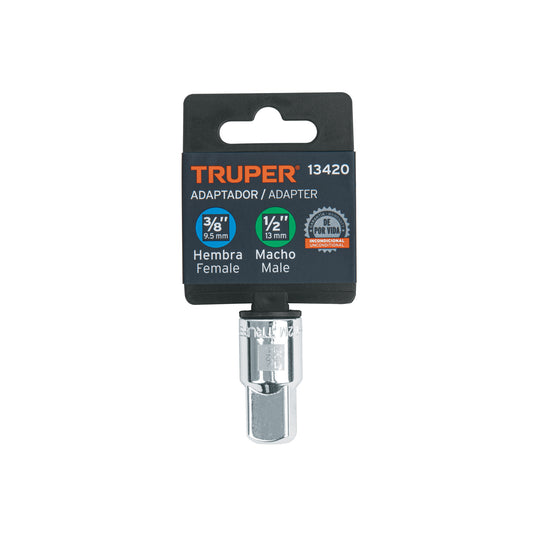 Adaptador matraca 3/8 pulg a 1/2 pulg