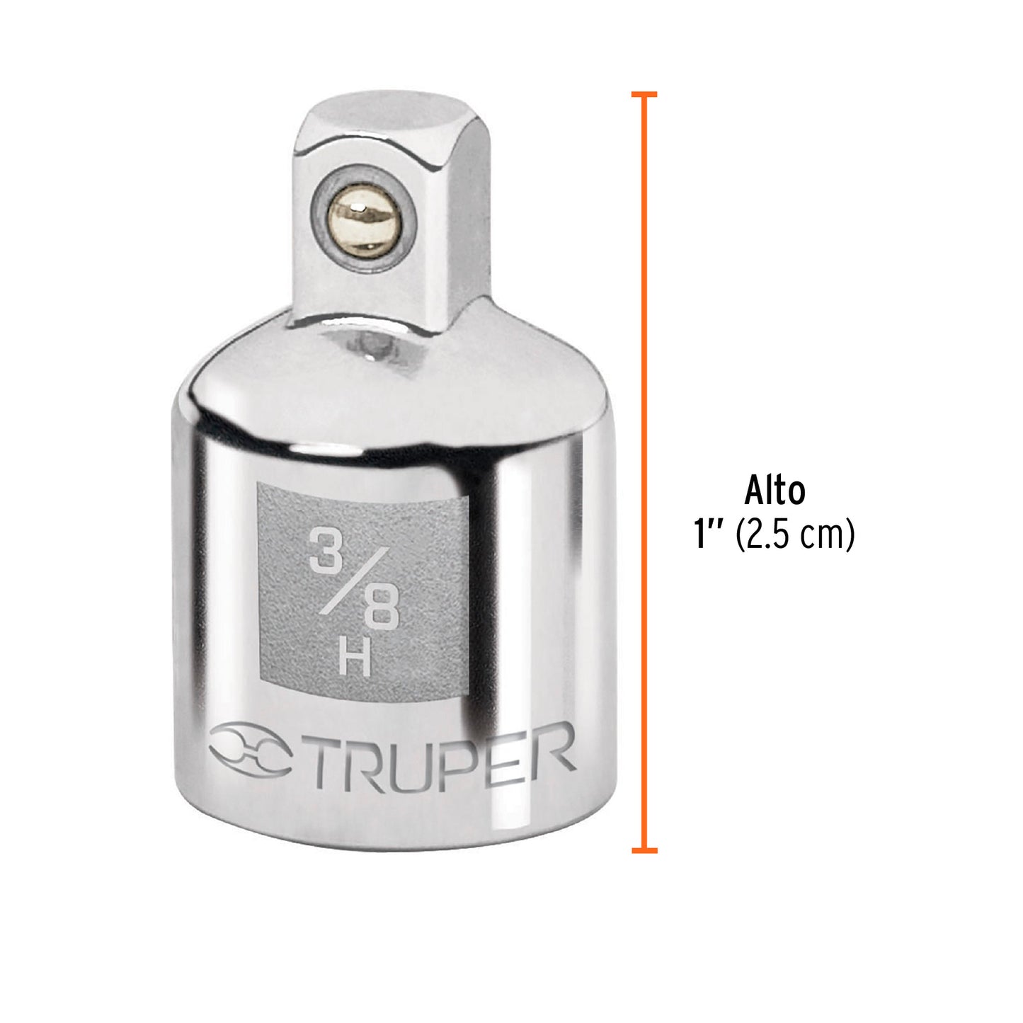 Adaptador matraca 3/8 pulg a 1/4 pulg