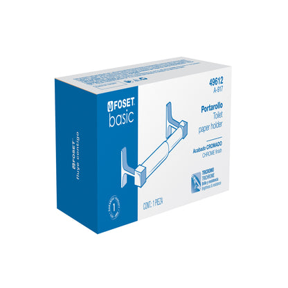 Portarrollo sin cubierta metálico