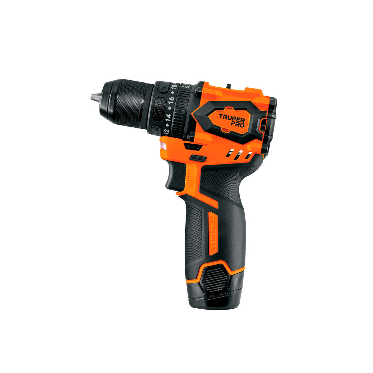 Taladro/destornillador 3/8", 12V, 1 batería 2Ah, TRUPER PRO · vista 6