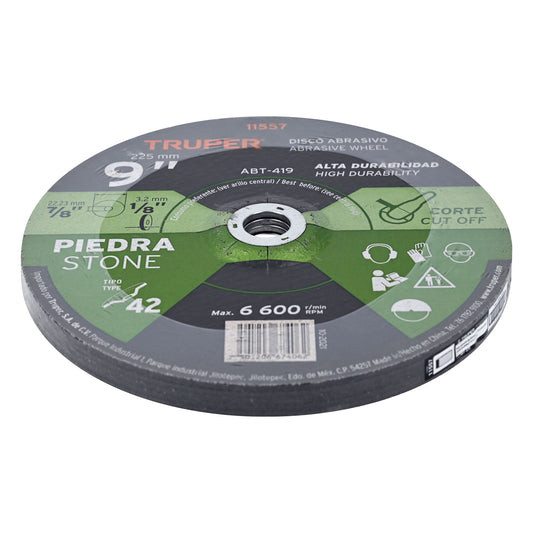 Disco de corte para piedra de 9 pulgadas con espesor de 3.2 mm