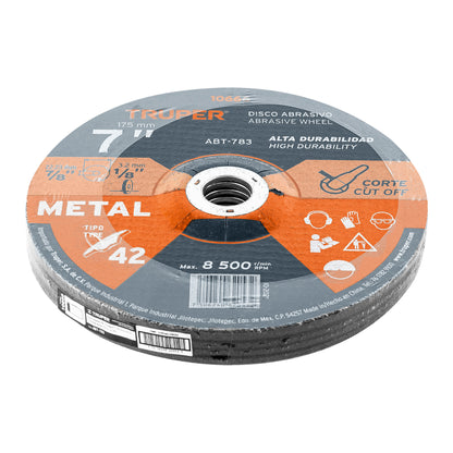 Disco de corte para metal de 7 pulgadas con espesor de 3.2 mm