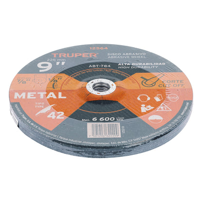 Disco de corte para metal de 9 pulgadas con espesor de 3.2 mm