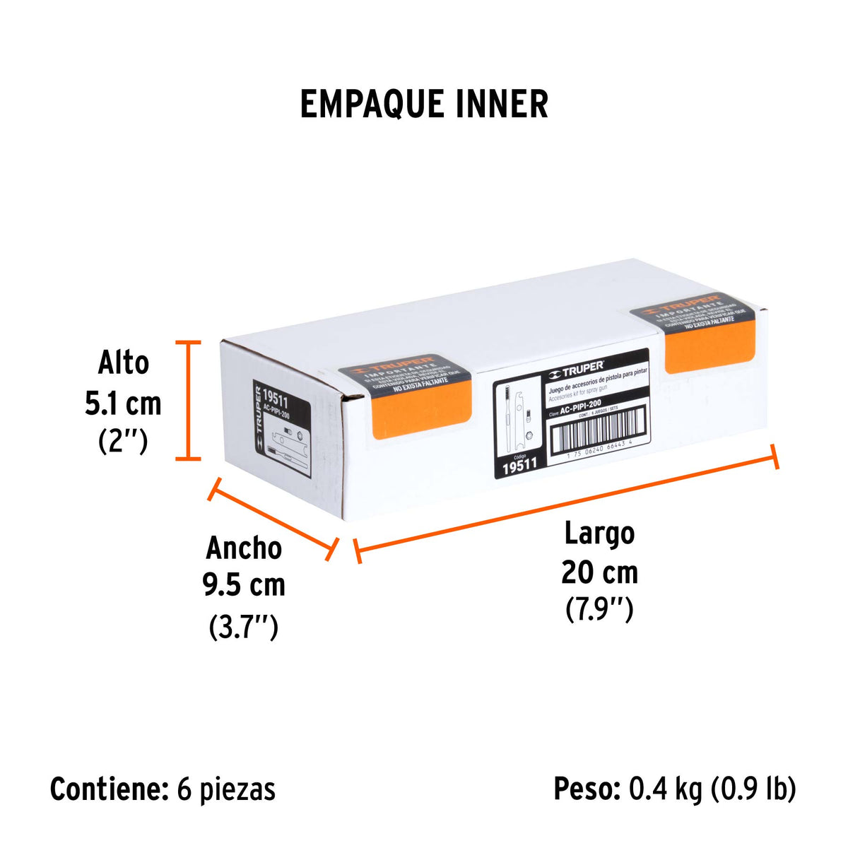 Accesorios (llave, cepillo, tuerca y espiga) p/PIPI-26 y 27 · vista 5