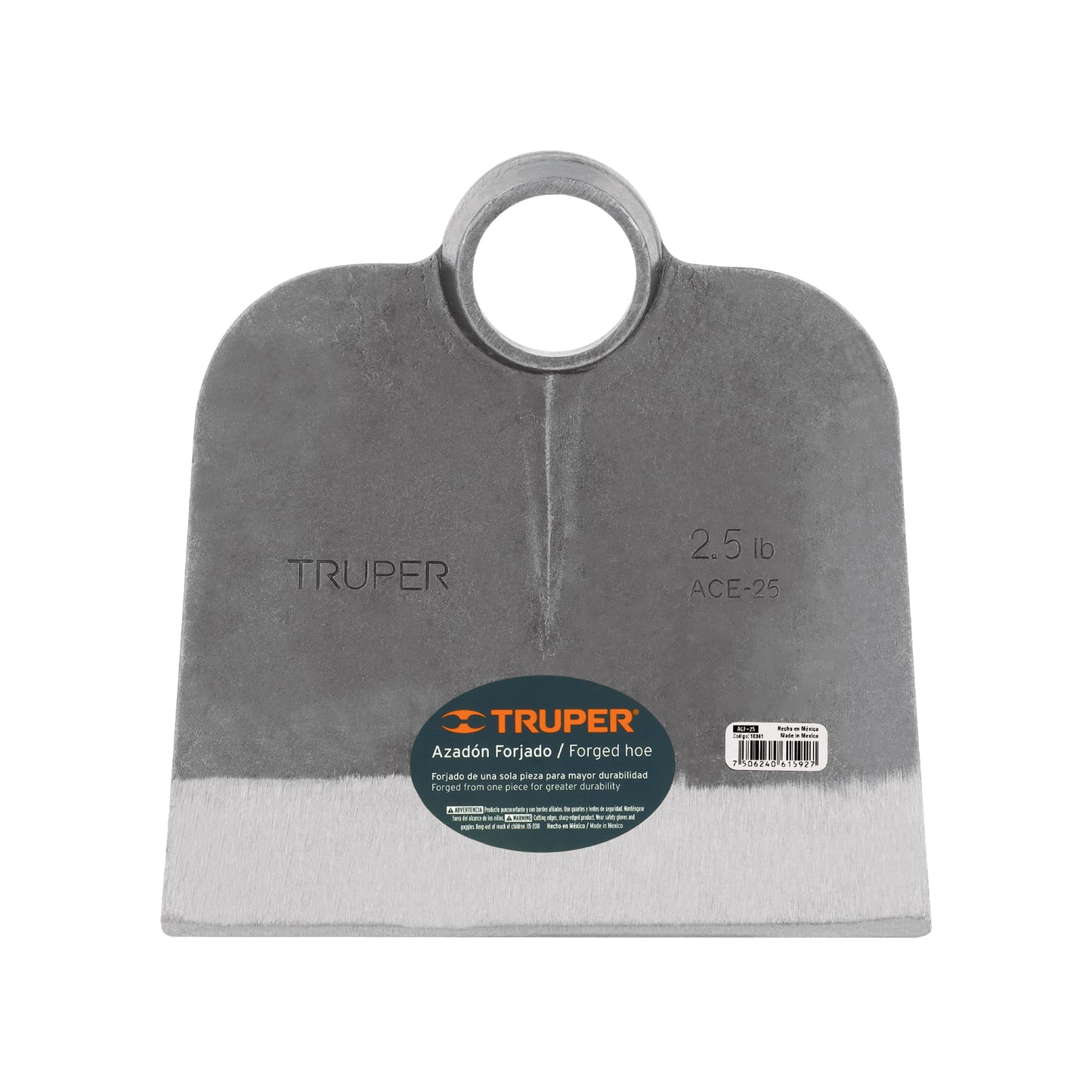 Azadón Centroamericano de 2.5 lb sin mango