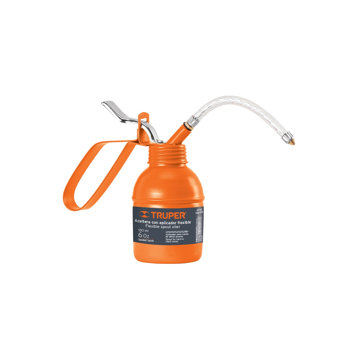 Aceitera de 180 ml con aplicador flexible