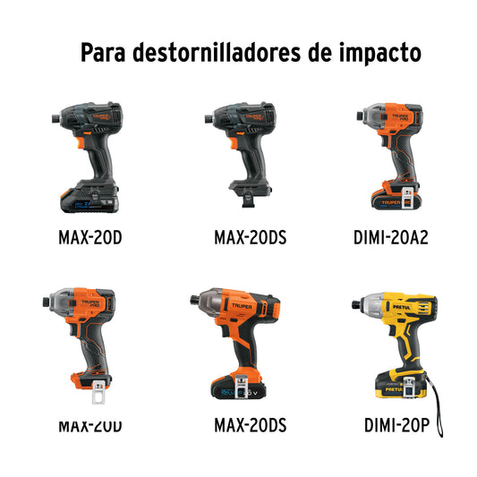 Adaptador para destornilladores impacto, porta puntas 1/4" · vista 2
