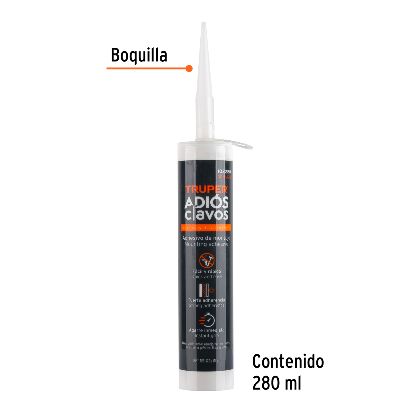 Adhesivo de montaje Adiós clavos 420 g
