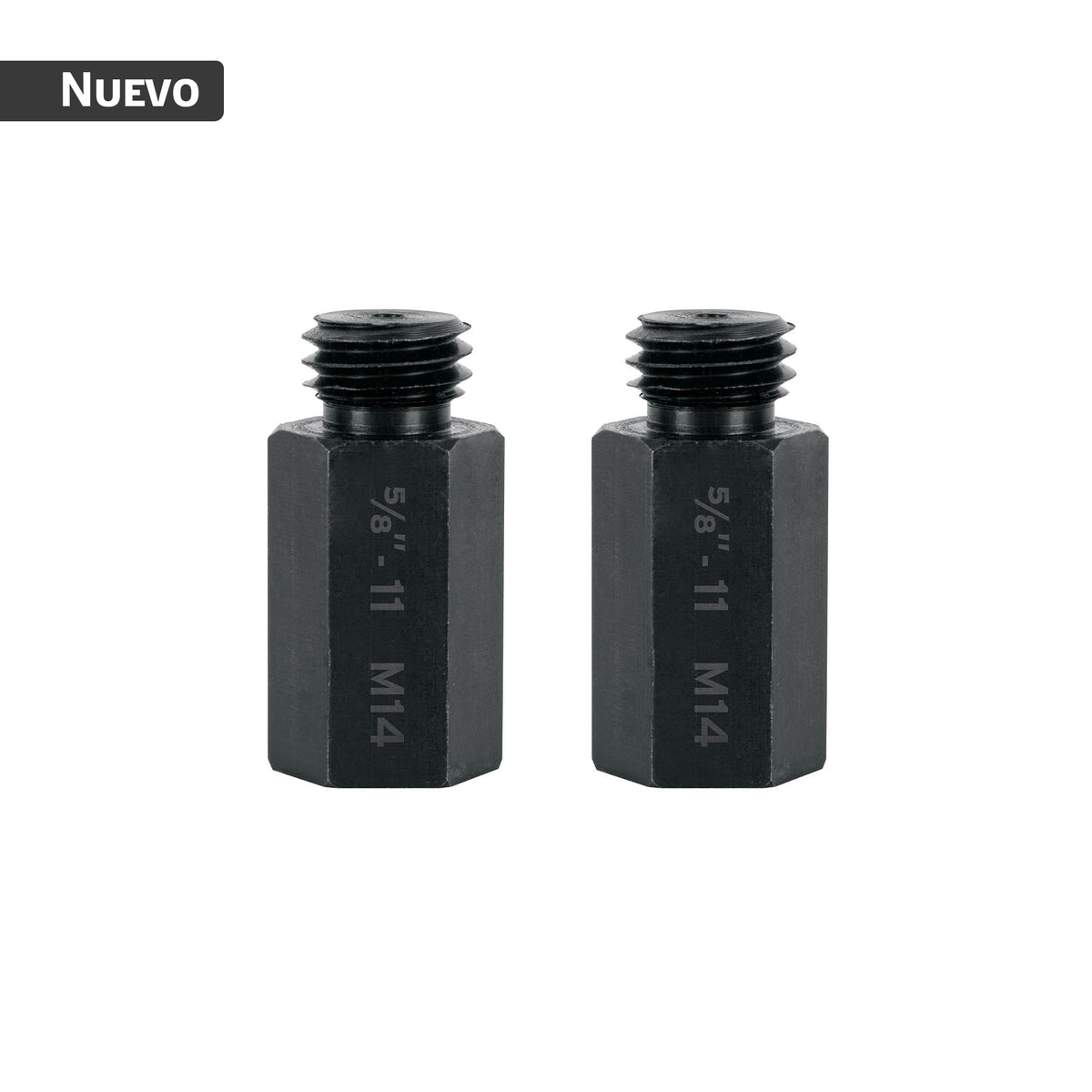 Juego 2 adaptadores para borlas doble cara, 5/8"-11