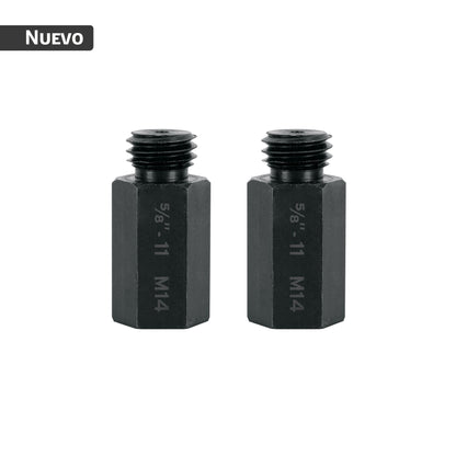 Juego 2 adaptadores para borlas doble cara, 5/8"-11