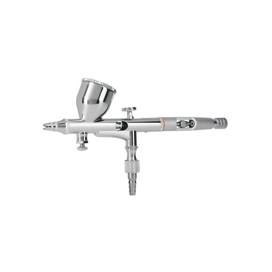 Aerógrafo de gravedad Truper con vaso fijo de 7 ml y boquilla 0.3 mm