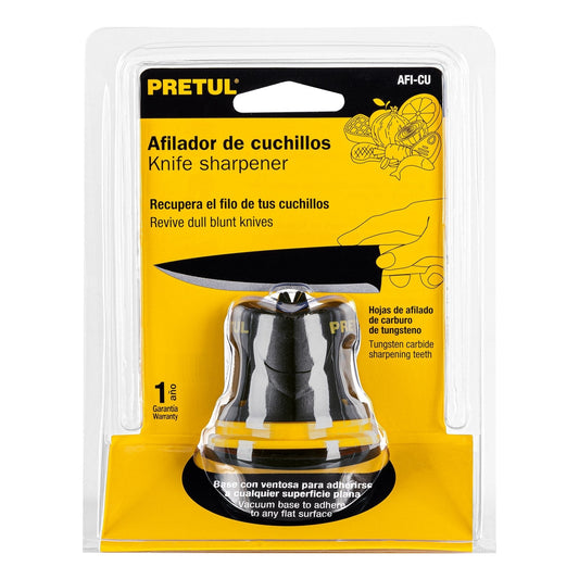 Afilador de cuchillos con base de ventosa