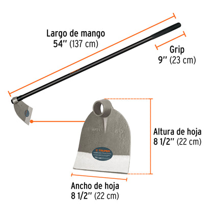 Azadón Lane No. 3 de 2.1 lb con mango de fibra de 137 cm