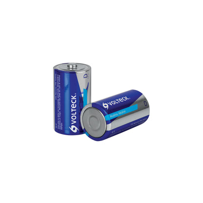 Blíster con 2 pilas alcalinas D