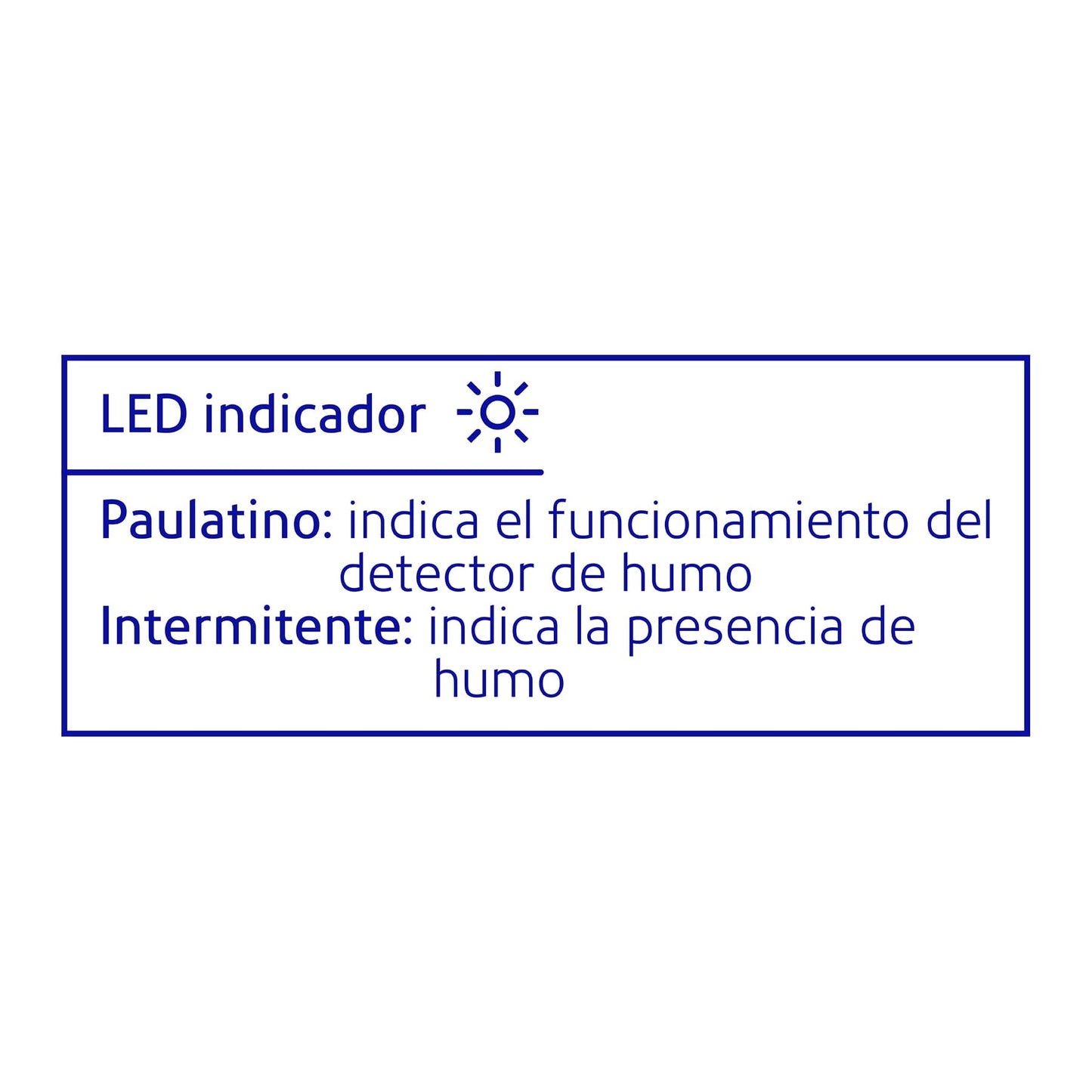 Detector de humo con alarma