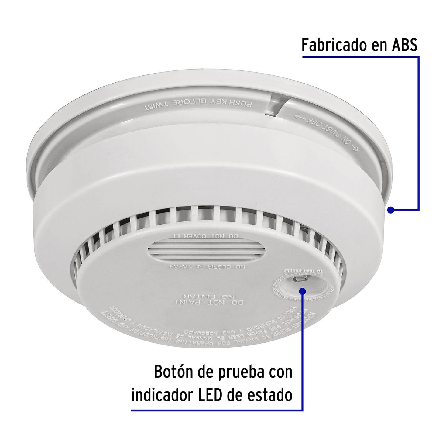 Detector de humo con alarma