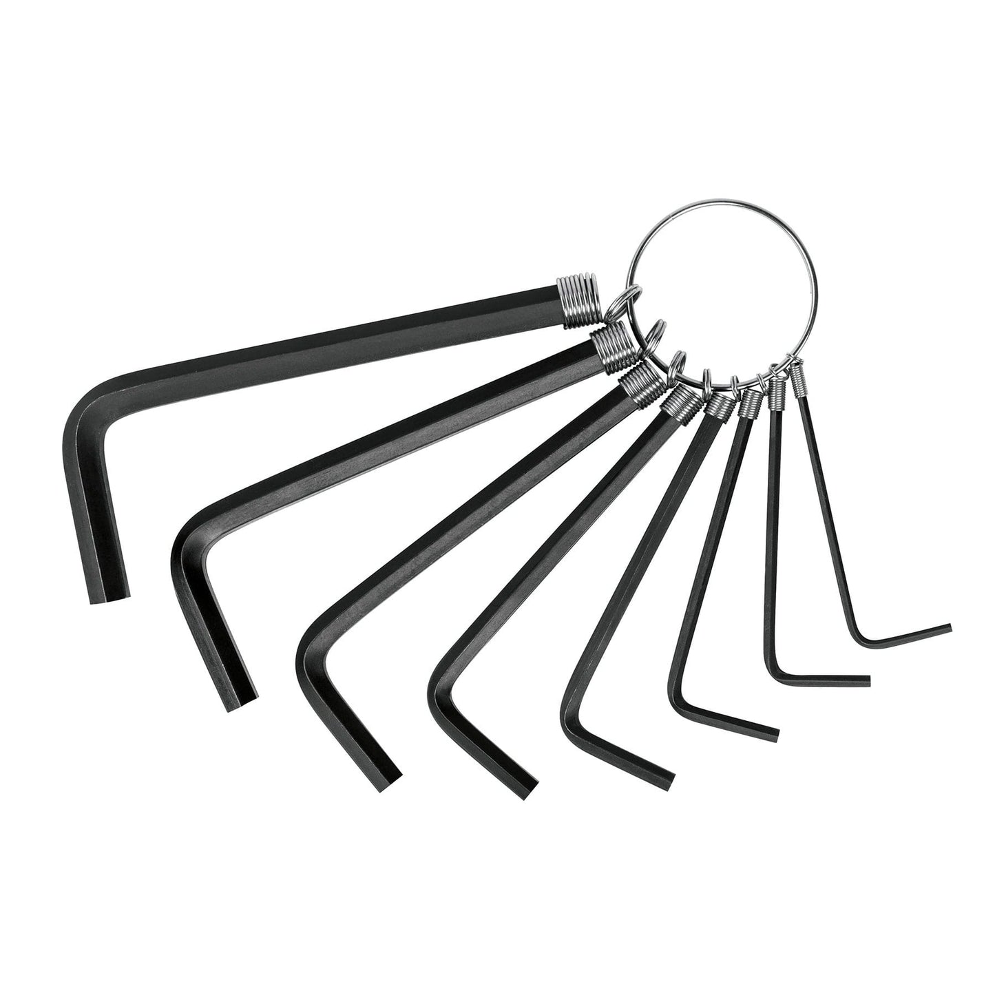 Juego 8 llaves hexagonales mm tipo llavero
