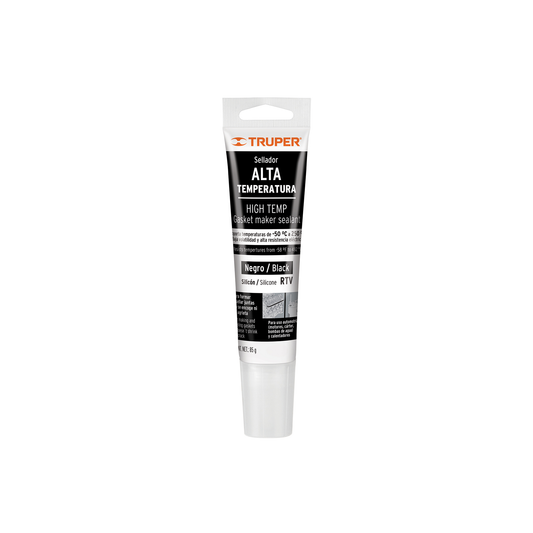 Sellador de silicón negro RTV para altas