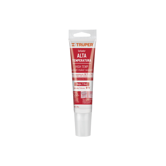 Sellador de silicón rojo RTV para altas