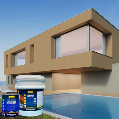 Pintura látex Pluss mate acrílica lavable para interior y exterior