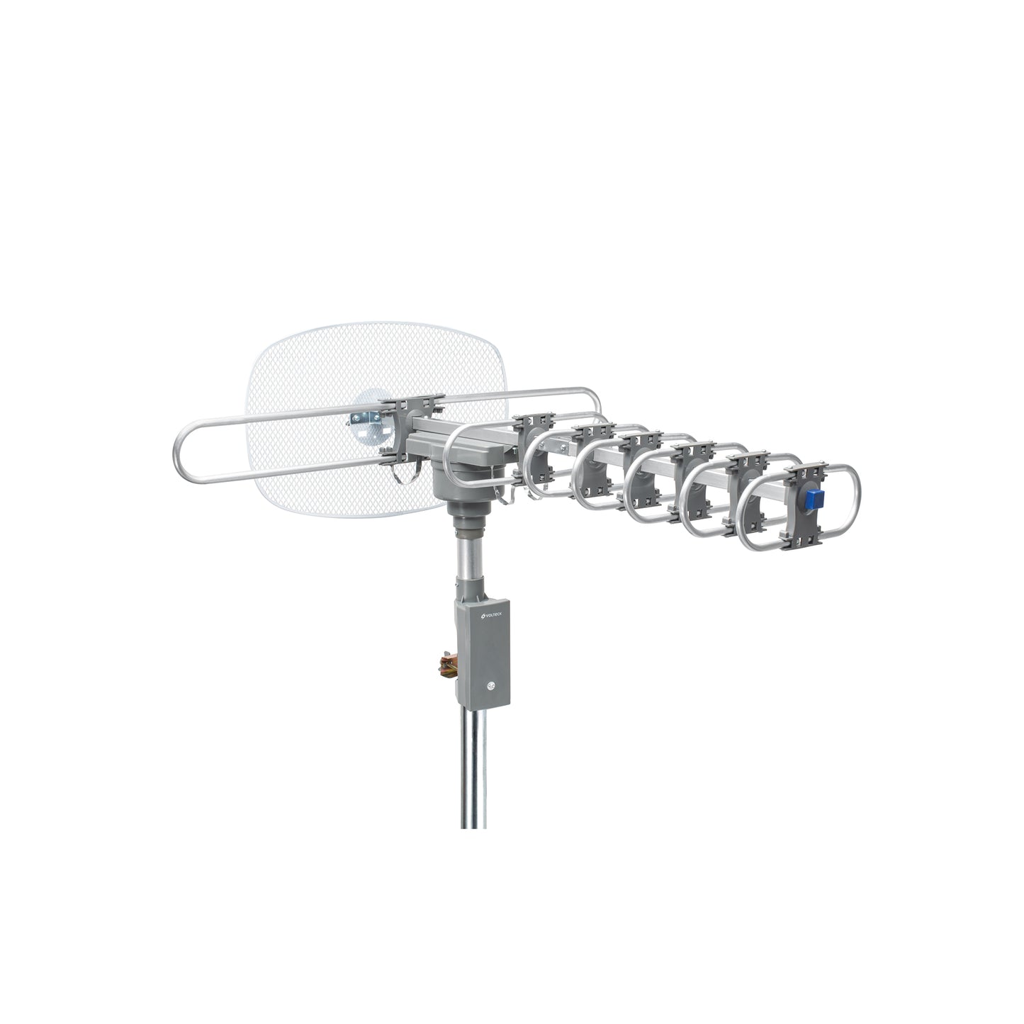 Antena aérea giratoria para HD TV de 360° y 16 dB