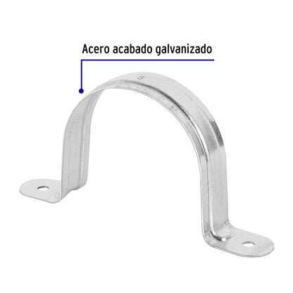 Bolsa 5 abrazaderas omega 3 pulg