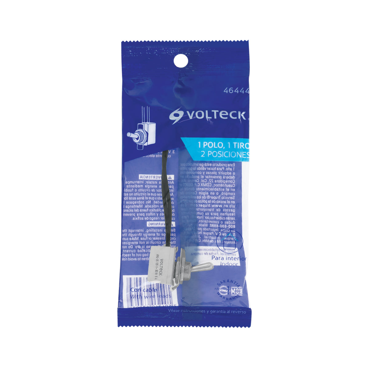 Interruptor de palanca con cable, 1 polo, on-off · vista 5