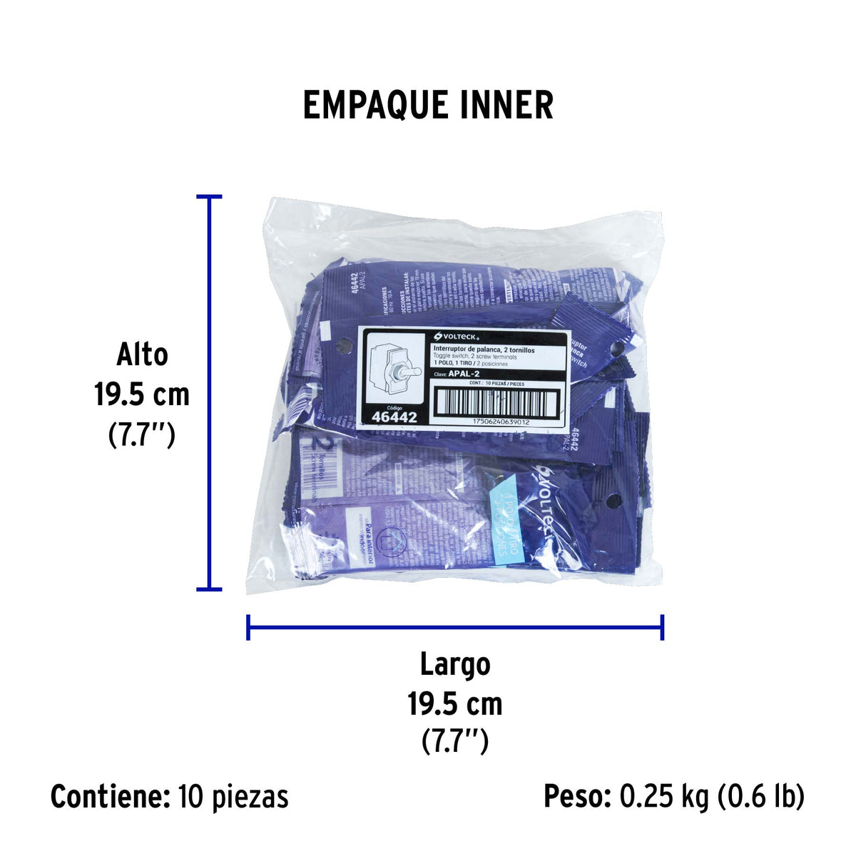 Interruptor de palanca, 1 polo, on-off · vista 7