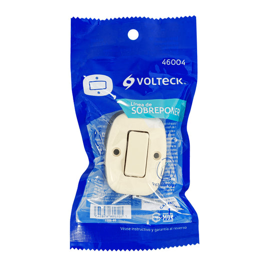 Interruptor de sobreponer sencillo