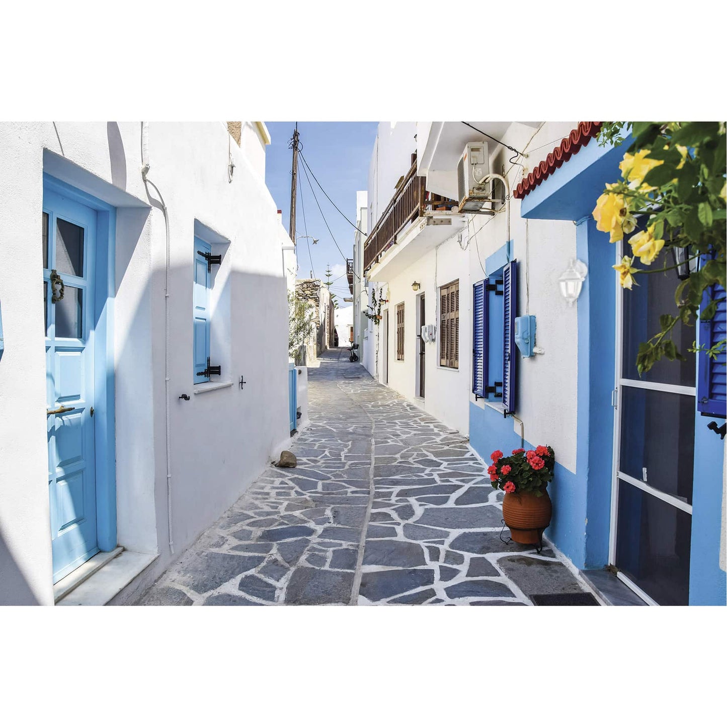 Arbotante tipo farol tradicional suspendido para exterior color blanco