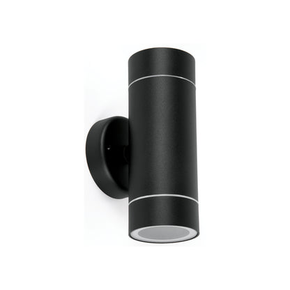 Arbotante de acento con 2 luces tipo spot color negro