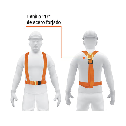 Arnés de pecho con 1 anillo