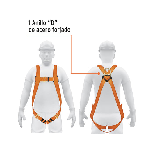Arnés de cuerpo completo con 1 anillo