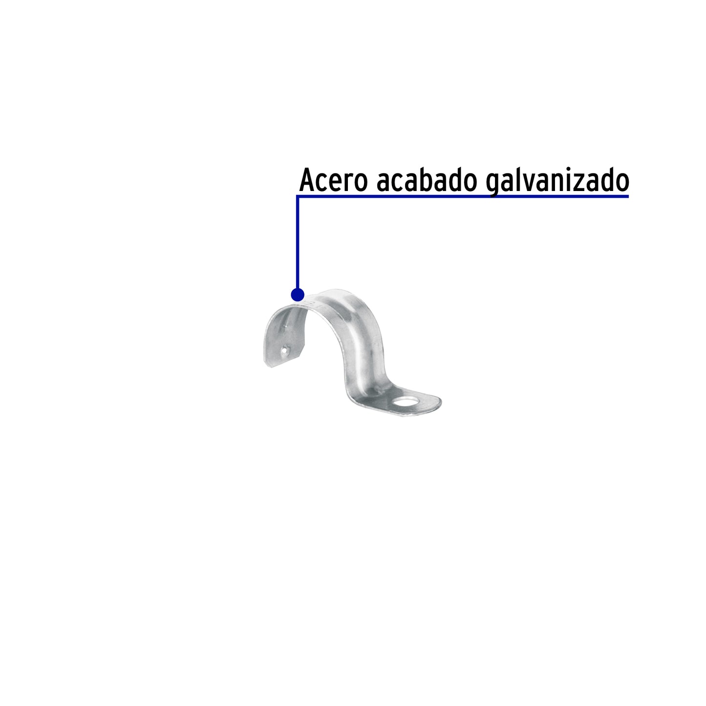 Abrazadera tipo uña 1 pulg