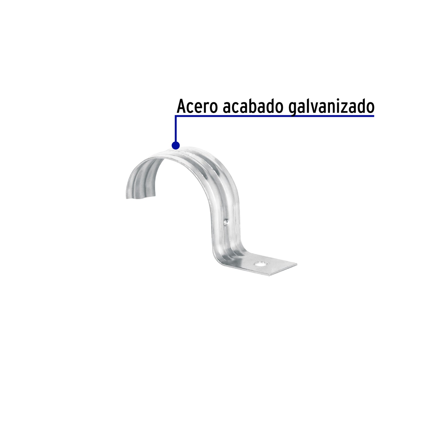 Abrazadera tipo uña 2 pulg