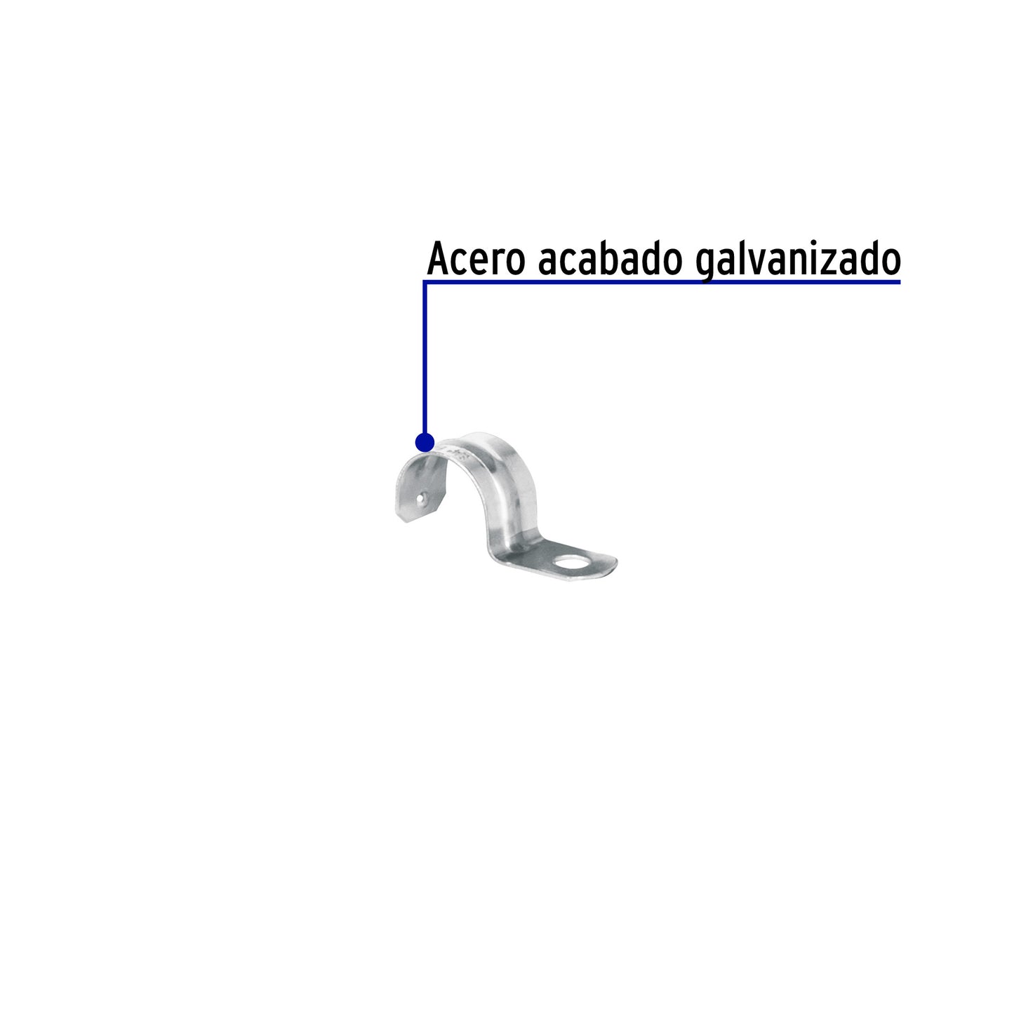 Abrazadera tipo uña 3/4 pulg