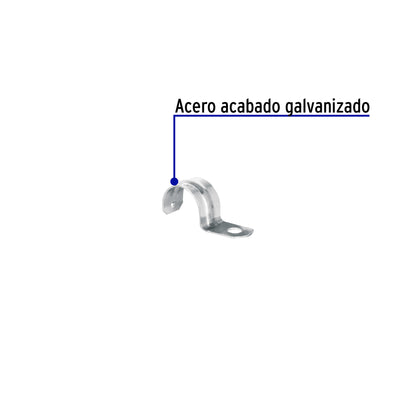 Abrazadera tipo uña 3/4 pulg