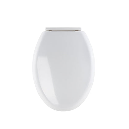 Asiento p/WC one piece, cierre lento, cerrado, blanco, AQUA