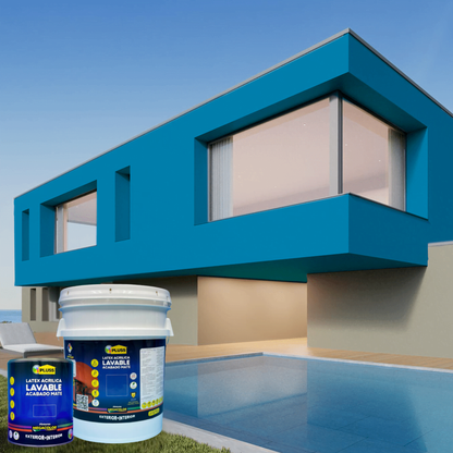 Pintura látex Pluss mate acrílica lavable para interior y exterior